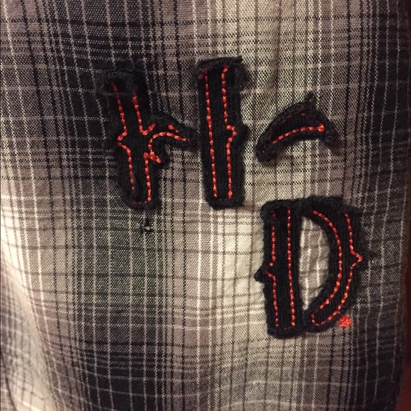 Harley-Davidson Plaid Button-Up - Picture 4 of 6